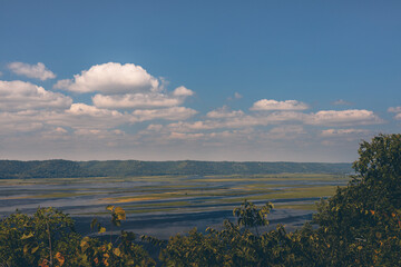 Mississippi River in Southern Wisconsin Driftless Region