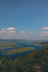 Mississippi River in Southern Wisconsin Driftless Region