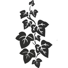 Leaf Minimalist and Simple Silhouette Vector illustration