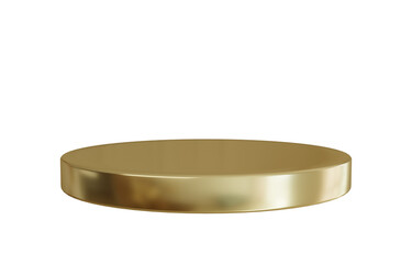 3d golden premium stage podium.