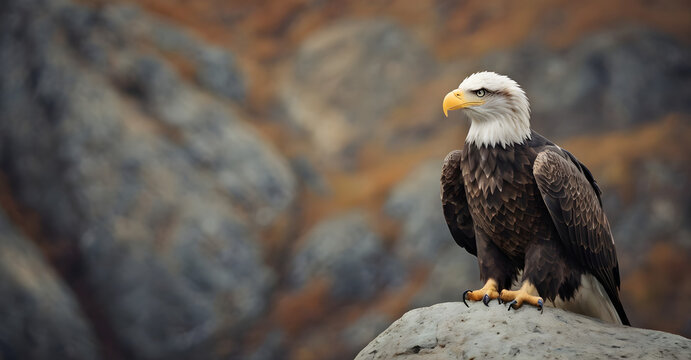 American bald eagle. freedom, patriotic concept background - Powered by Adobe