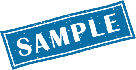 Sample square grunge stamp