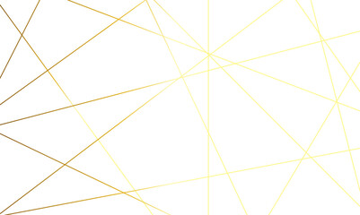 Seamless luxury geometric premium golden random chaotic lines on transparent background. Luxury banner presentation gold line vector, illustration.