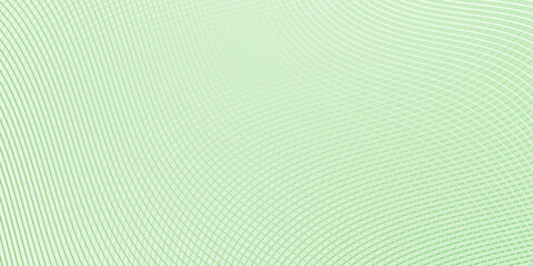 Abstract background with lines and grid. Medium banner size. Element for design. Vector background for brochure, booklet, flyer, poster. Green color. Summer, eco, nature