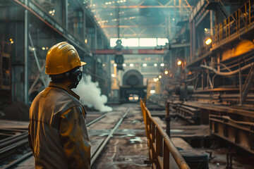 Various industry sectors with dedicated workers, showcasing diverse environments from factories to construction sites and technology hubs.