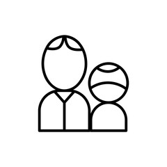 parents line icon