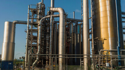 Modern Industrial Business Area with Advanced Manufacturing and Logistics Facilities