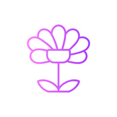 flower gradient icon