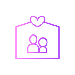 home gradient icon