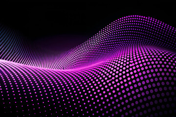 Colorful dots waves background texture