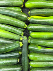 Group of zucchini vegetarian background