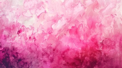 Fototapeta premium Pink painted watercolor texture for wedding backdrop
