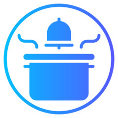 cooking gradient icon