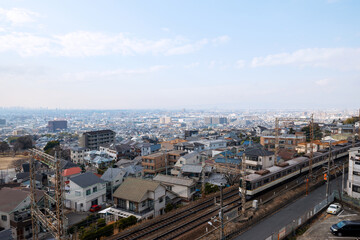 Obraz premium 東大阪市石切の街並み
