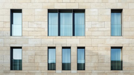 Fototapeta premium Modern residential buildings with luxury balconies