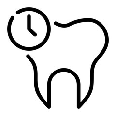 dental care line icon
