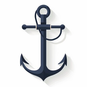recommend clip art: Vector illustration of ship anchor isolated