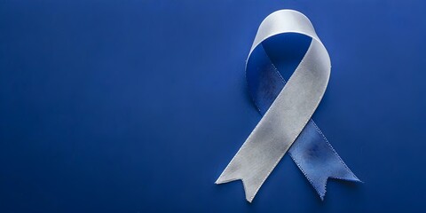 Abstract periwinkle blue and white ribbon for Esophageal AtresiaTracheoesophageal Fistula awareness. Concept Medical Awareness, Esophageal Atresia, Tracheoesophageal Fistula, Periwinkle Blue Ribbon