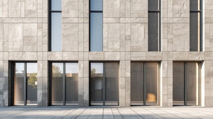 Modern residential buildings with luxury balconies