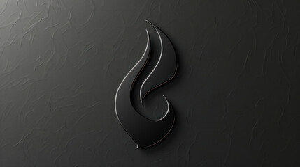 Sleek logo design using negative space for a unique effect