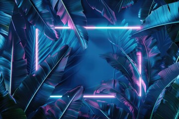 Tropical Night Background