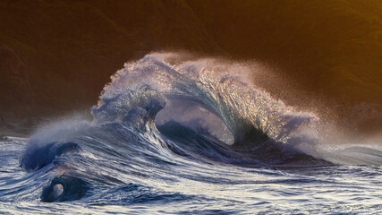 Ocean Wave like dwarf waves