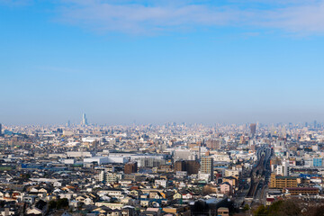 東大阪市石切の街並み