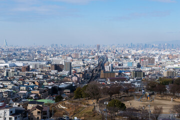 東大阪市石切の街並み