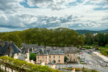 Fototapeta premium Pau is a city in southwestern France, situated along the northern edge of the Pyrenees, France