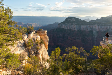 disfrutando la montaña