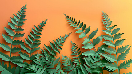 Naklejka premium cut paper art