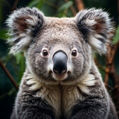 Close up portrait of Koala bear