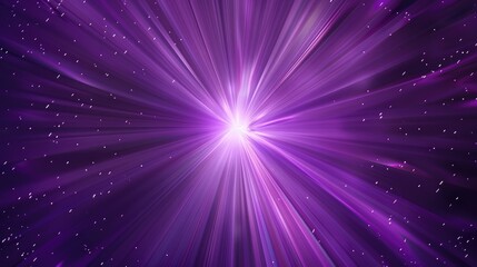 Fototapeta premium Purple background with starburst visual effect Digital artwork