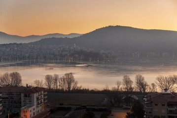 sunrise over the mountains