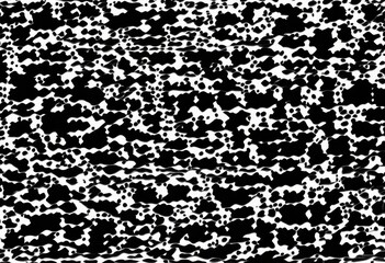 An abstract black and white background with textured lines and shapes