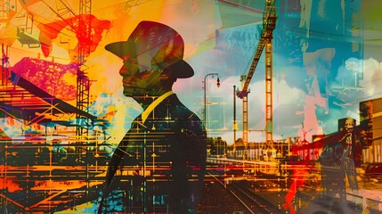 Deconstructed Constructionist Visionary:A Surrealist Pop Art of the Construction Industry