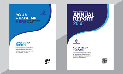 Fresh Annual report,  brochure,  flyer design template vector, Leaflet, presentation book cover templates, layout in A4 size with bleed area eps file 
10 format with bleed area 0.125 in