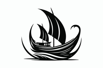 Boat vector illustration and perfect design