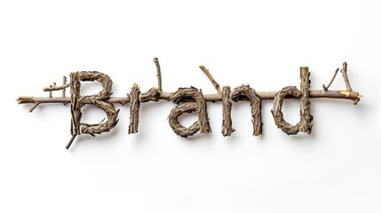 Business Name symbol created in Birch Twig Letters.