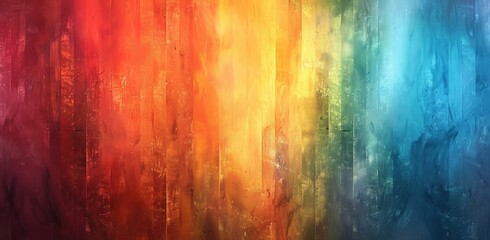 Rainbow Stripes Abstract Background