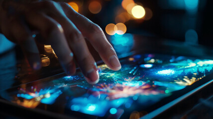 Fototapeta premium Augmented Reality Image: Enhancing Your Digital Experience