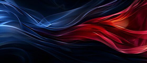 Obraz premium Rainbow color wave lines on black ,Colorful Liquid metallic wavy background ,Colorful Liquid metallic wavy background