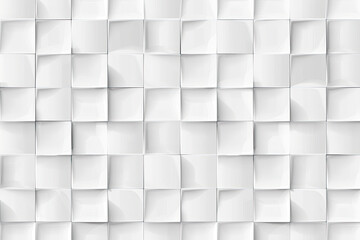 Fototapeta premium Abstract white wall with box background. Created with Ai 
