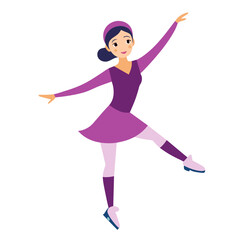 ballet dancer in a poised dance pose.