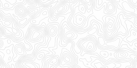 Vector black and white diagram Topographic contour map lines. Seamless pattern with lines Topography map. Geographic mountain relief diagram line wave grid landscape stripe carve pattern background.