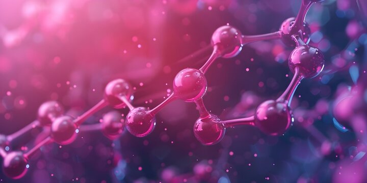 Microscopic view of chemical structure of amino acids. Concept Chemistry, Amino Acids, Molecular Structure, Microscopic View, Science
