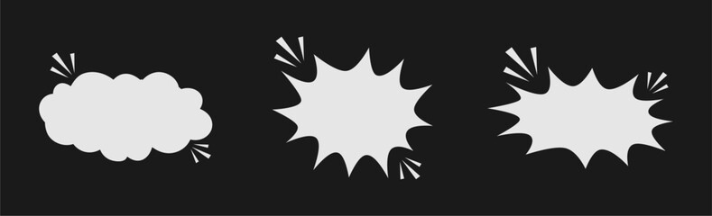 blank comic bubble speech