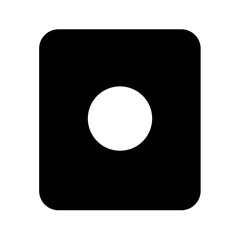 black and white dice