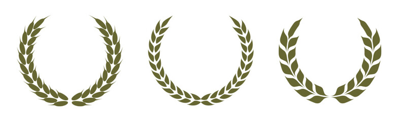 floral laurel wreath decoration