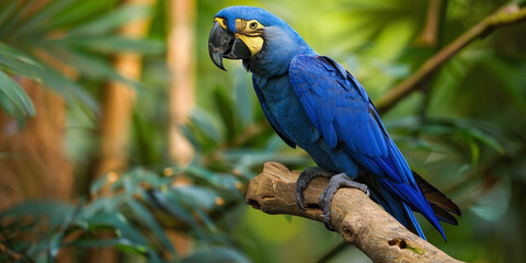 Obraz premium Hyacinth Macaw royalty-free images 